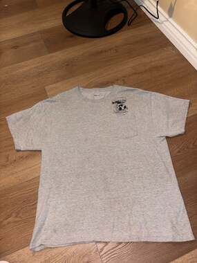 Vintage 90s Tropical Visions Surf For The Earth Pocket T-Shirt XL Gray